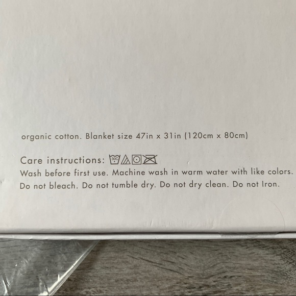 Lucy Darling Blanket Organic NWT - cute bear design - Picture 4 of 4